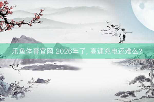 乐鱼体育官网 2026年了， 高速充电还难么?